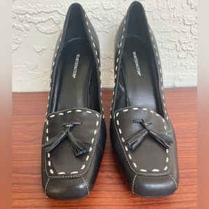 Worthington Women’s Black heeled loafers